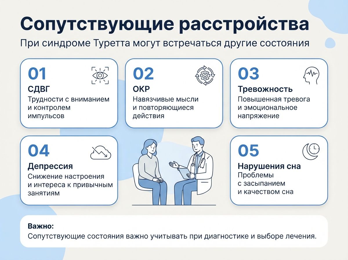 Лечение синдрома Туретта в Дедовске инфографика