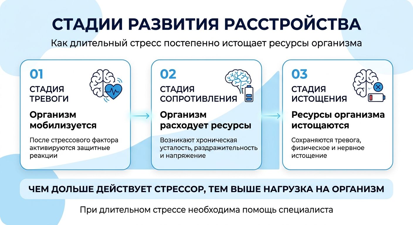 Лечение стресса в Дедовске инфографика